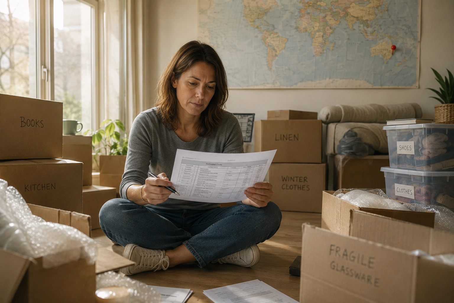 cost of moving overseas